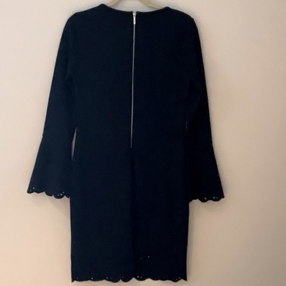 MICHAEL KORS NWT BLACK DRESS SIZE MEDIUM BELL SLEEVES CUT OUT DETAIL - Picture 9 of 14